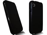 Samsung Galaxy S i9000 Novoskins iStyle Premium PU Leather Flip Case Black