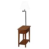 Lamp Side Table (Medium Oak) (57