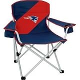 NFL New England Patriots Big Boy Folding Tailgate Camping Beach Chair