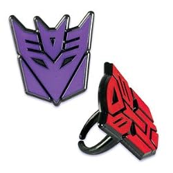 Transformers Party Cupcake Rings 12 Pack