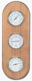 Chaney Instrument Oak Finished Weather Station