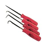 K Tool International (KTI70070) 4 Piece Neon Orange Pick Set