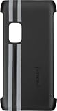 Nokia CC-3009 Leder Handytasche schwarz/grau
