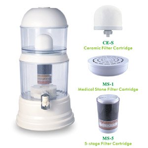 4 Gallon Countertop Water Filter Purifier - Save $$$ - Transform Tap Water to Pure Healthy Bio-Energy Mineral Drinking Water