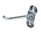 IMAGE OF Stainless Steel Lochook 61323 3-Inch Single Rod 30-Degree Bend For Stainless Steel Locboard, Silver, 3-Pack