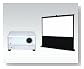 セイコーエプソン DVD一体型ホームシアタープロジェクター 720p 1.200lm 6.9kg 80型スクリーン付き EMP-TWD10S