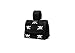 Five Star Pet Skull and X-Bones Dispenser and Pet Clean Up Bags, White
