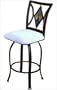 Set of 2 New Metal SWIVEL BAR STOOLS (24" barstool)