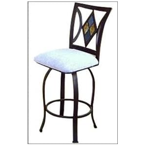 Set of 2 New Metal SWIVEL BAR STOOLS (24 barstool) by R.H.F.