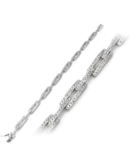 3.06 Carat Diamond Bracelet in 18K White Gold