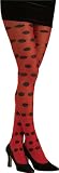 Adult Red Polka Dot Tights - Adult Std.