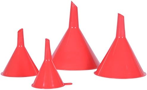 Pell Multi-Purpose Funnel Set, 13-ounce, 7-ounce, 3-ounce, 2-ounce, 4-Pack