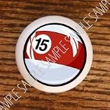 SPORTS RECREATION BILLIARDS POOL #15 BALL DRAWER PULLS KNOBS