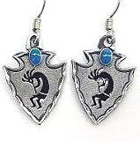 Earth Spirit Earrings - Kokopelli - Earth Spirit Earrings - Kokopelli