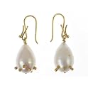 Dean Harris for Target® Sterling Silver-Studded Pearl Earrings