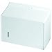 CMC 631P White Plastic Single Fold Towel Cabinet, 9-1/4" Length x 12-7/16" Width x 6" Height (Case of 6)