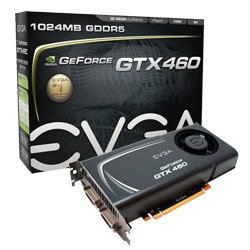 EVGA 01G-P3-1371-TR GeForce GTX 460 Fermi 1GB 256-bit GDDR5 PCI Express 2.0 x16 HDCP Ready SLI Support Video Card