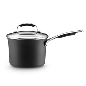 KitchenAid Gourmet Nonstick 3-Quart Covered Saucepan Gray