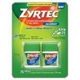 Zyrtec Allergy Relief (10 mg) 100 count