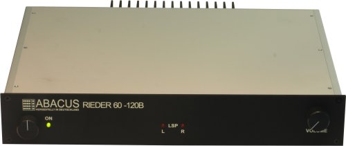 ABACUS HiFi-Stereo/Mono-Endverstärker und Linear-Vollverstärker Rieder 60-120B schwarz PE