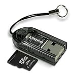 31klKJ yPQL. SL160  Kingston USB Micro Secure Digital Card Reader with 16 GB Micro Secure...