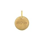 Mom Charm / Pendant in 24 Karat Gold Vermeil