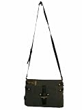 Women's Tignanello Leather My Military Suede X-Body Handbag (Gray)