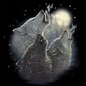 Wolf Harmony~howling Adult T-Shirt