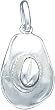 Sterling Silver Cowboy Hat Charm