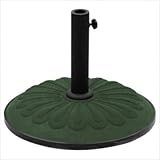 Resin Sunflower Face Umbrella Base Color: Yellow