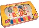 electronic animal pal sound book with piano keyboard