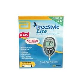 FreeStyle Lite, Blood Glucose Monitoring System 1 ea