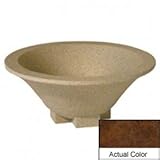 IMAGE OF Wausau Sl435 Round Planter - Wenge Wood 36x15
