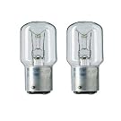 Philips 15W Small Bayonet Cap B15 Pygmy Clear Light Bulbs (2 Pack)