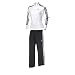 ADIDAS Trainingsanzug Frauen, weiß/schwarz, 46