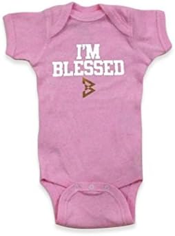 Beast Mode Infant I'm Blessed Onesie 6-Mo Pink