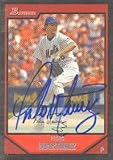 Pedro Martinez, New York Mets, 2007 Bowman Autographed Card
