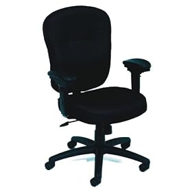 Boss Fabric Task Chair with Loop Arms, Black by BOSS