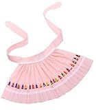 Crayon Apron with 24 Washable Crayola Crayons - Pink
