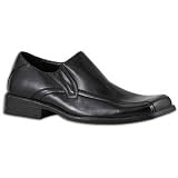 Steve Madden Men's Exyte Slip On,Black Leather,11 M US