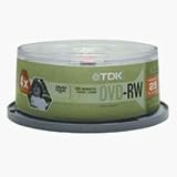 DVD-RW Media- 25 pk