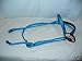 WEAVER TACK TURQUOISE BLUE NYLON HORSE HEADSTALL PONY