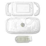 Sidekick 3 and Danger Sharp Hiptop 3 Transparent Clear Snap-On Crystal Case with Removable Swivel Belt Clip