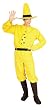 Man in the Yellow Hat Costume - Adult Std.