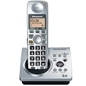Panasonic Dect 6.0 Silver Cordless Phone with Answering Machine (KX-TG1031S)