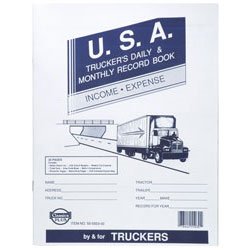 Dimensional Graphics 555503 U.S.A. Trucker's Daily & Monthly Income/Expense Record Book (1 Each)