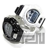 【CASIO G-SHOCK/カシオ Gショック T2Nカスタム】 DW-6900NB-7×DW-6900NB-1 PANDA/パンダカスタム ブラックベゼル/ホワイトベゼル 2点セット ペアウォッチ 腕時計［並行輸入品］
