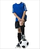 Soccer Kid Life Size Photo Cutout 48in