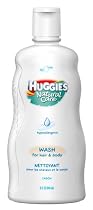 Huggies Natural Care Baby Wash, 15-Ounce Bottle (Pack of 6)