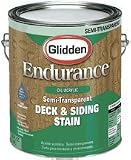 Glidden Company EN2419V Endurance Semi-transparent Deck and Siding Stain 1gal - White Tint Base